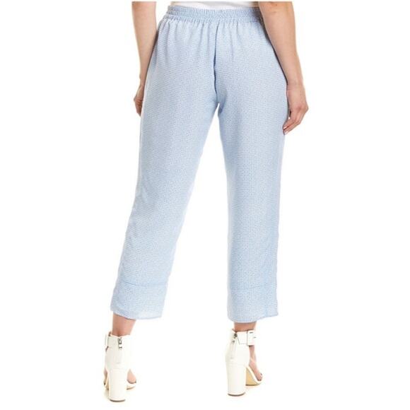 Joie Ceylon Cropped Straight Leg Pants in Cornflower - Picture 5 of 8